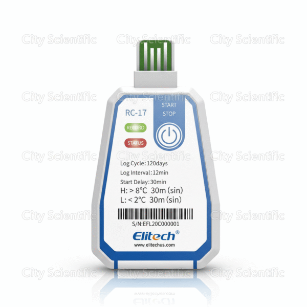 RC17 Elitech Disposable Single-Use Temperature Recorder Data Logger