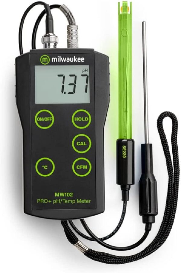 MW102 PORTABLE PH/*C METER