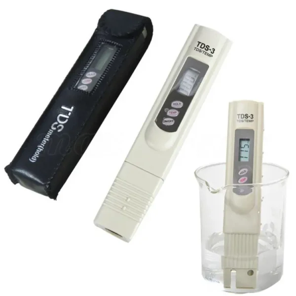 Description Our range of AMPEC - PENTYPE EC TDS METER are economical range of easy to use and reliable hand held pen type meters. An important feature of the testers is the compact single chamber design. The meter gives accurate readings with its Built-in temperature sensor and can be easily calibrated. The meter is provided with an Auto Off function o enhance the battery life of the LR44 batteries. Also a hold function helps the user to Read and Record results with ease and convenience. These meters are cost effective and come encased in a protective case for safety and portability. Supplied in an attractive plastic case along with standard solutions for easy calibration. Features Fast Reliable and Accurate measurement. Compact Single Chamber Design Built-in Temperature Sensor with ATC Auto Shut Off Function to Enhance Battery Life Hold Function for Ease of Reading Easy Auto Calibration Available in a Portable Pack Specification Parameter - TDS and Conductivity Model - AMPEC Range - 0 - 9990 PPM and 0 - 9990 µs/cm Resolution - 1/10 PPM Power - 1.5V x 2 Lithium Batteries LR44 Accuracy - 2% FS Temperature - 0 - 80 Deg C Dimension - 35 mm x 155 mm Weight - 55g