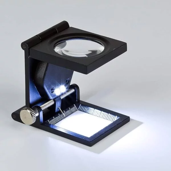 Folding Linen Tester Magnifier 10X 15 mm in Pakistan