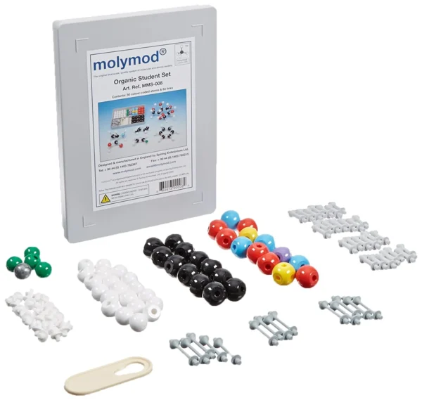 Molymod MMS-008 Organic Chemistry Molecular Model, Student Set (53 Atom Parts)