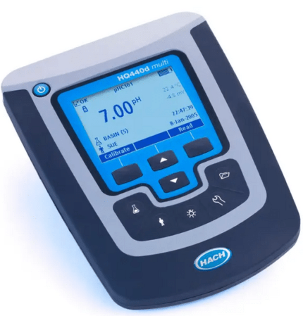 HQ440D Dual channel lab digital multi meter with electrode holder
