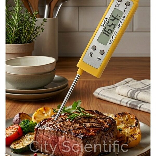 Digital food Thermometer Yellow Pakistan