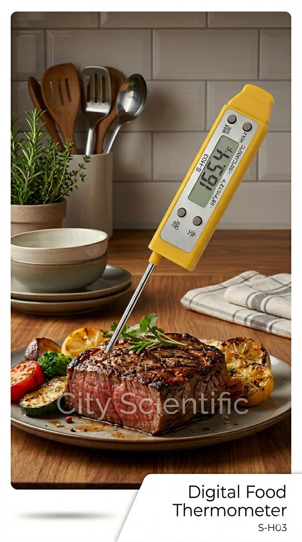 Digital food Thermometer Yellow Pakistan