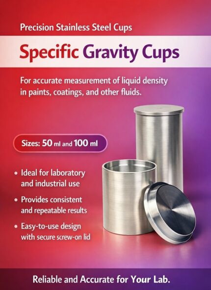 Stainless Steel Specific Gravity Cups in Pakistan